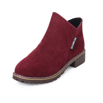 Comfy Women's Slip On Ankle Boots
