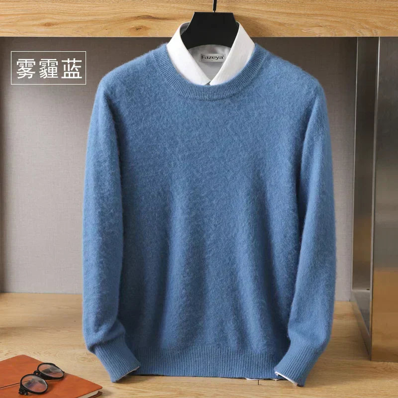 Luxurious High Quality Crew Neck Cashmere Sweater