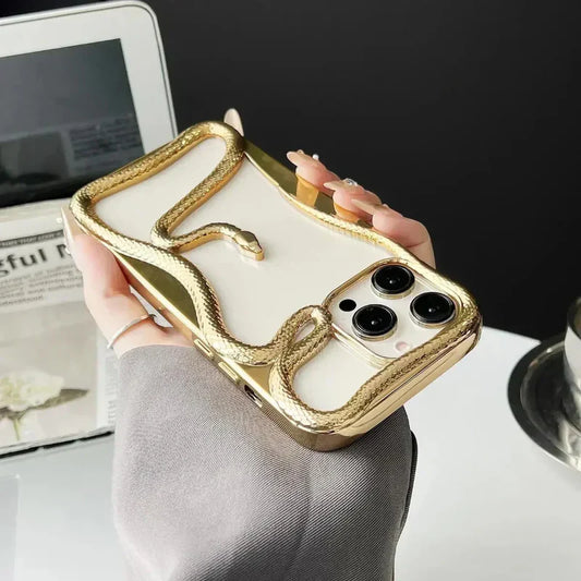 Orion iPhone Case Snake Plated TPU Electroplated Heat Dissipation - OutfitLondon