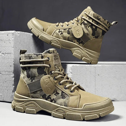 Rugged Outdoor Hiking Boots - OutfitLondon