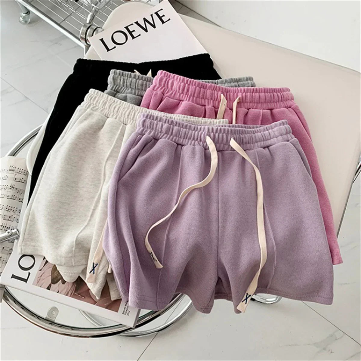 Comfortable Athletic Mid Rise Shorts - OutfitLondon