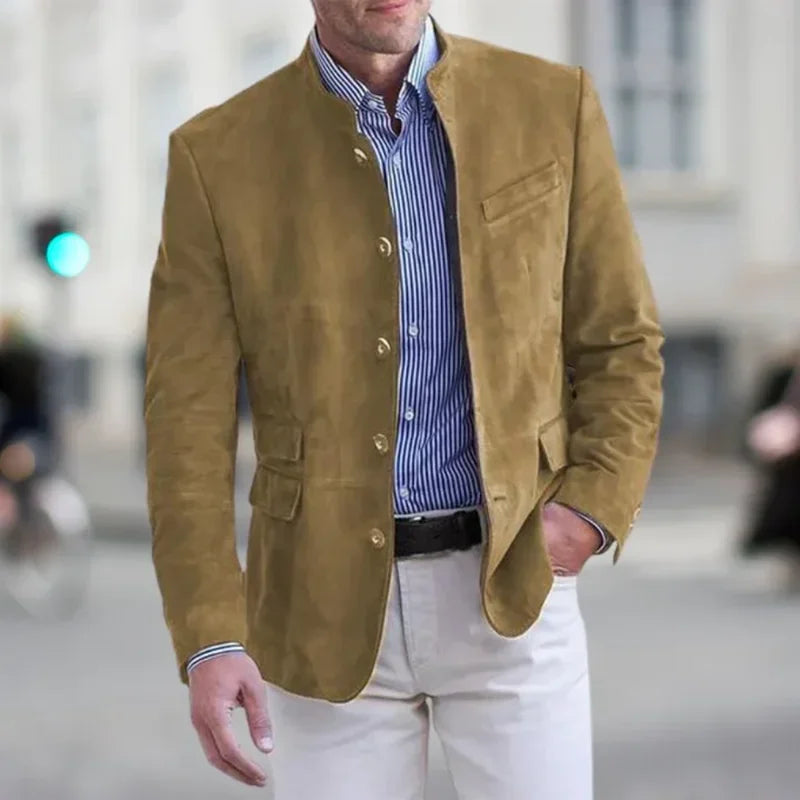 Tailored Fit Slim Men's Blazer Coat - OutfitLondon