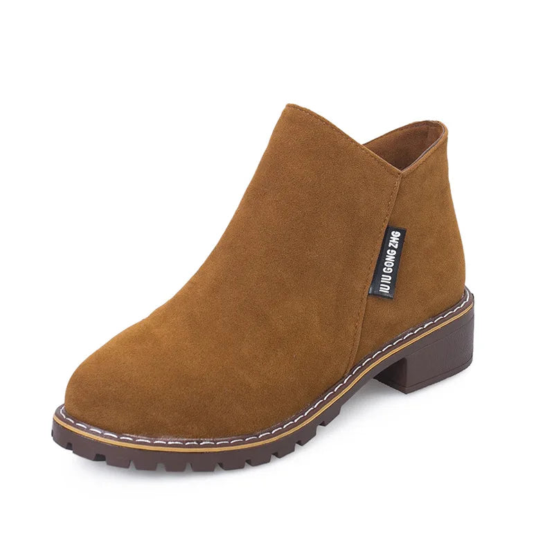 Comfy Women's Slip On Ankle Boots