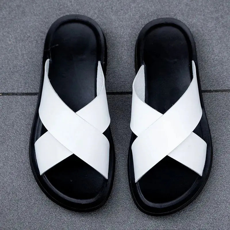 Classic Italian Leather Sandal Shoes