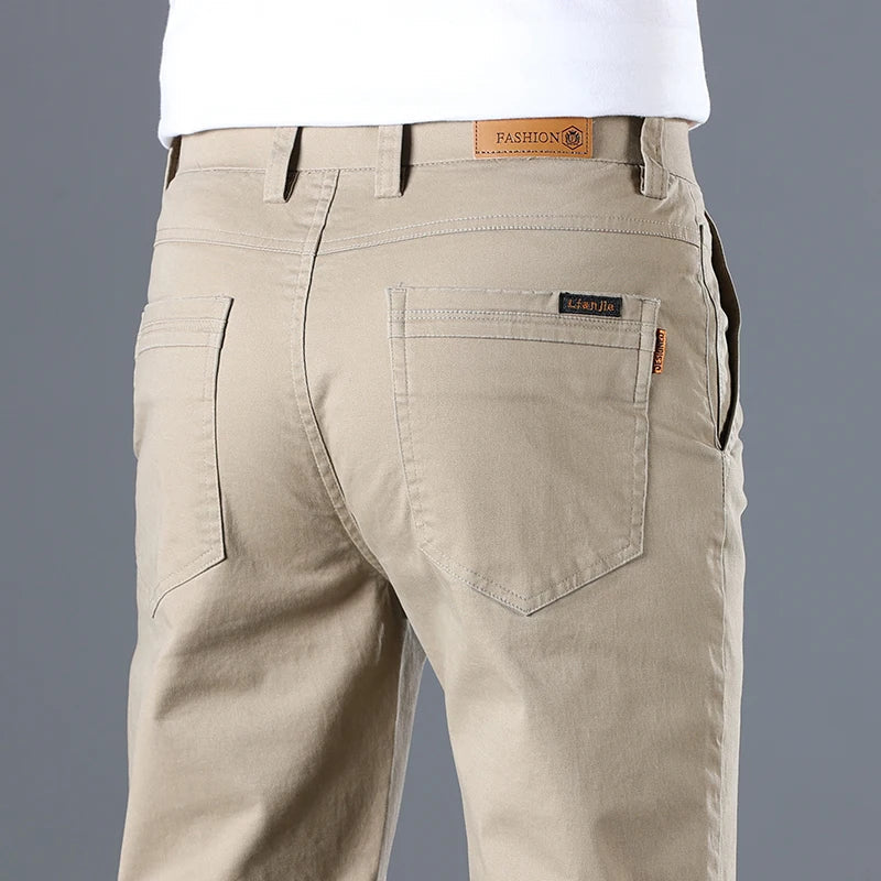 Slim Fit Business Dress Pants for Men