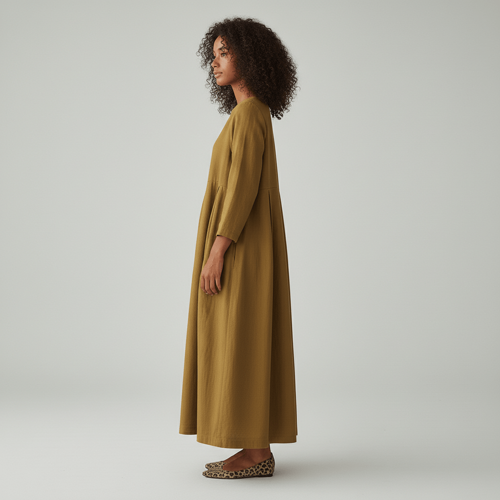 Comfy Casual Maxi Dress for Women with Pockets