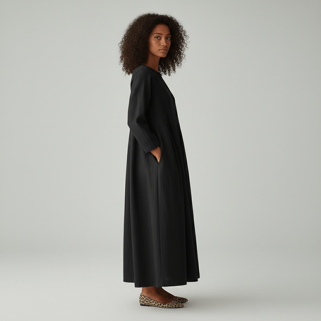 Comfy Casual Maxi Dress for Women with Pockets