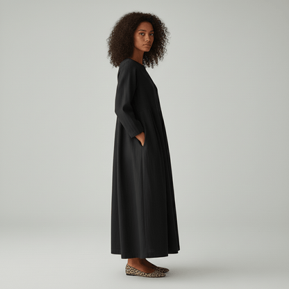 Comfy Casual Maxi Dress for Women with Pockets