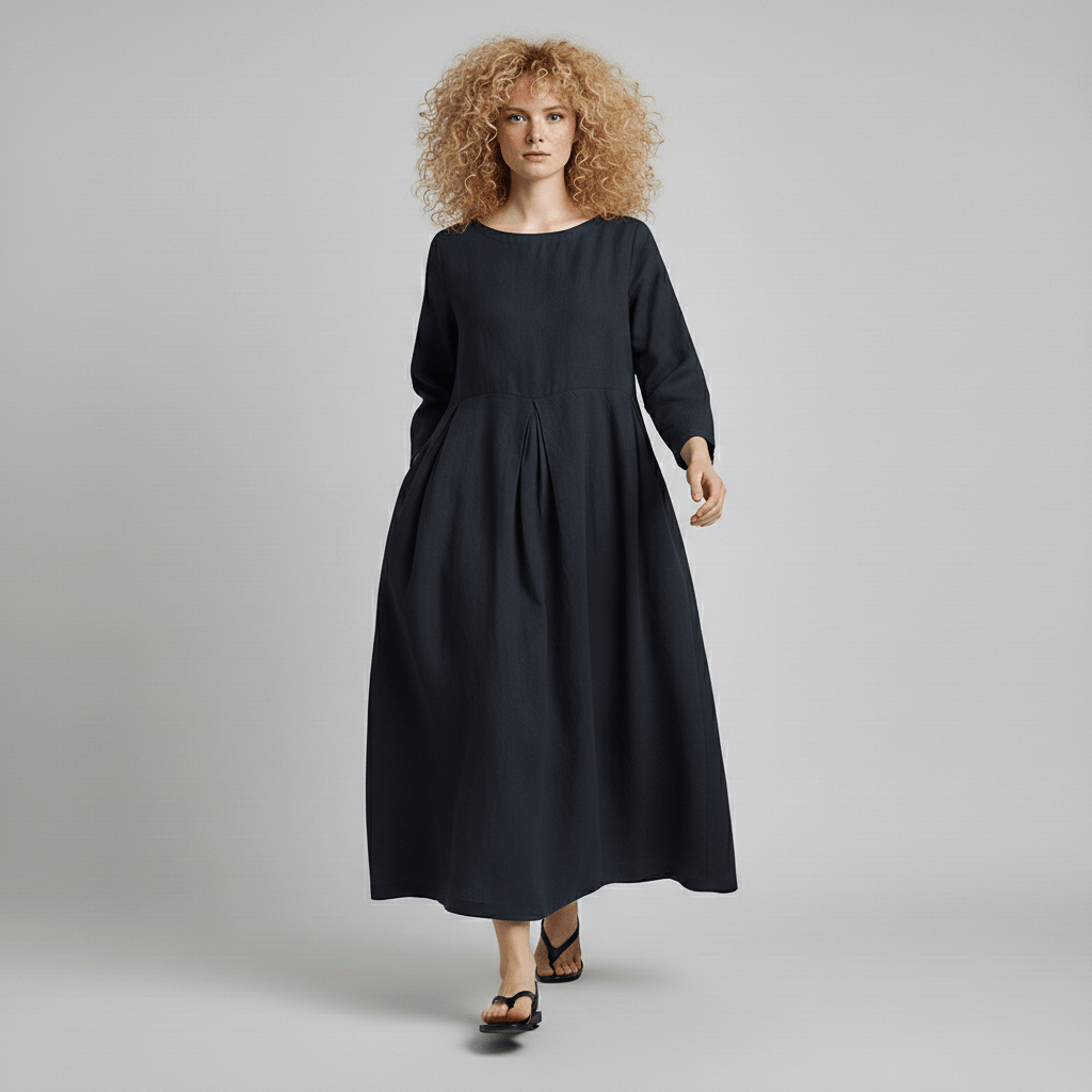 Comfy Casual Maxi Dress for Women with Pockets