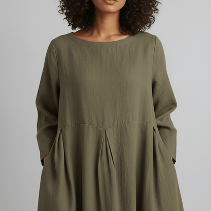 Comfy Casual Maxi Dress for Women with Pockets