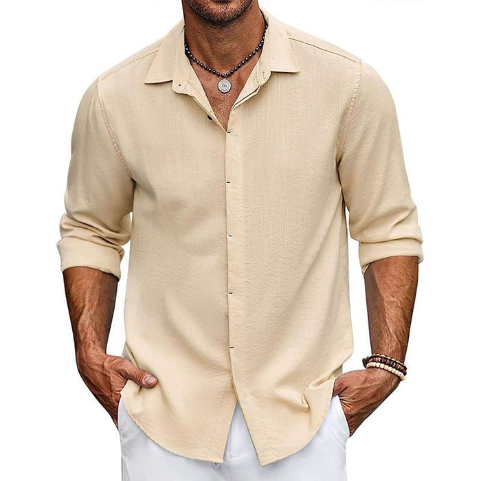 Comfortable Fit Cotton Blend Dress Shirt