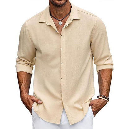 Comfortable Fit Cotton Blend Dress Shirt