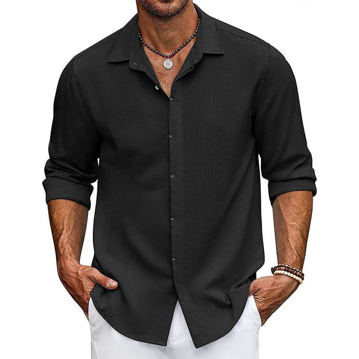 Comfortable Fit Cotton Blend Dress Shirt