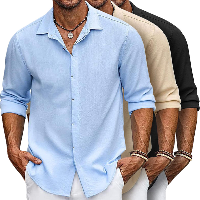 Comfortable Fit Cotton Blend Dress Shirt