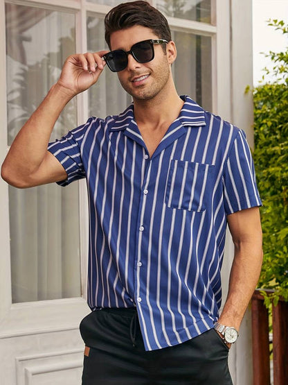 Comfortable Casual Striped Fit Shirt