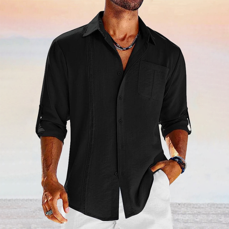 Casual Button Down Collar Slim Fit Shirt