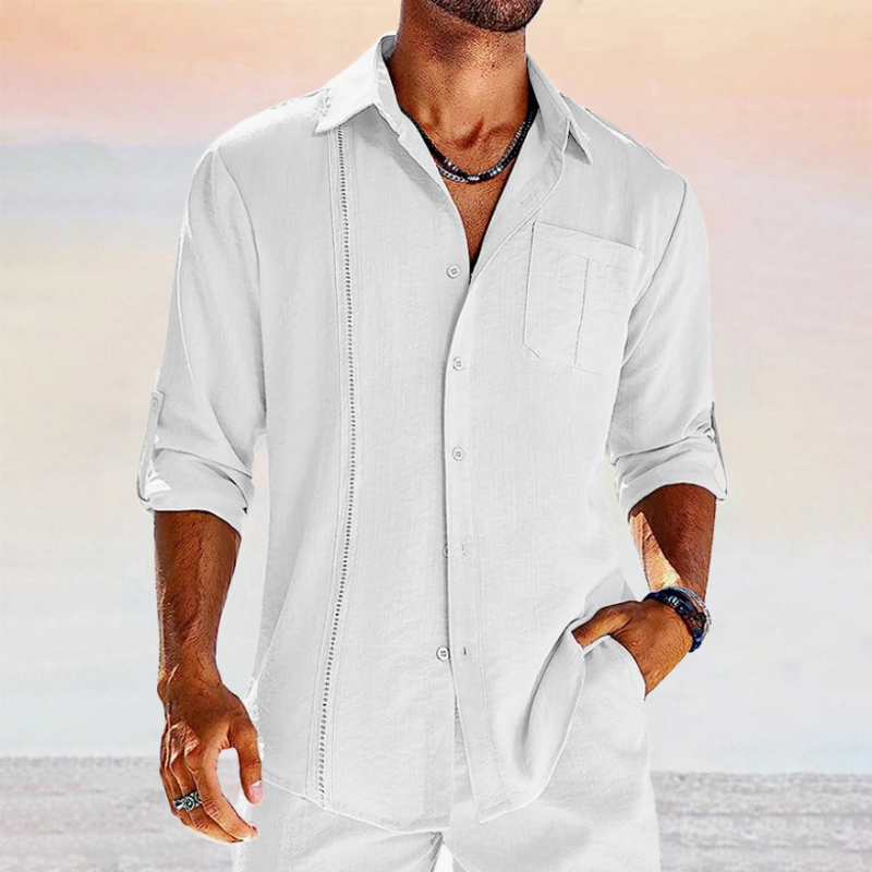 Casual Button Down Collar Slim Fit Shirt
