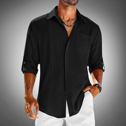 Comfortable Casual Shirt with Relaxed Fit and Pocket