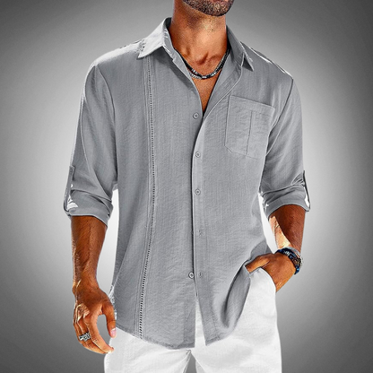 Comfortable Casual Shirt with Relaxed Fit and Pocket