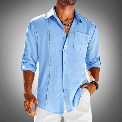 Comfortable Casual Shirt with Relaxed Fit and Pocket