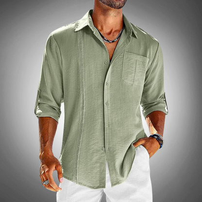 Comfortable Casual Shirt with Relaxed Fit and Pocket