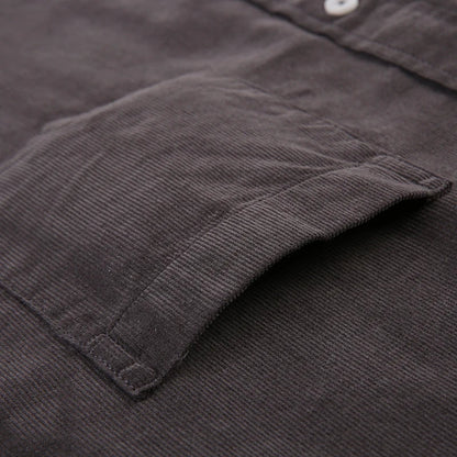 Casual Textured Stripe Button Down Shirt