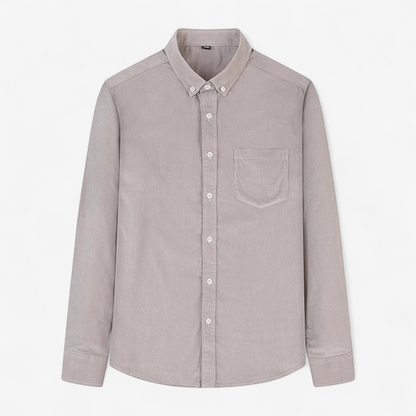 Casual Textured Stripe Button Down Shirt