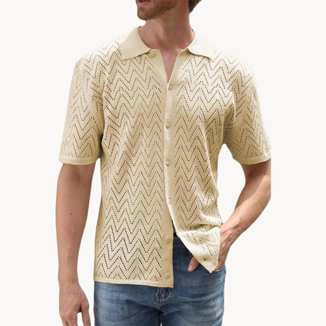 Comfortable Cotton Blend Casual Button Shirt