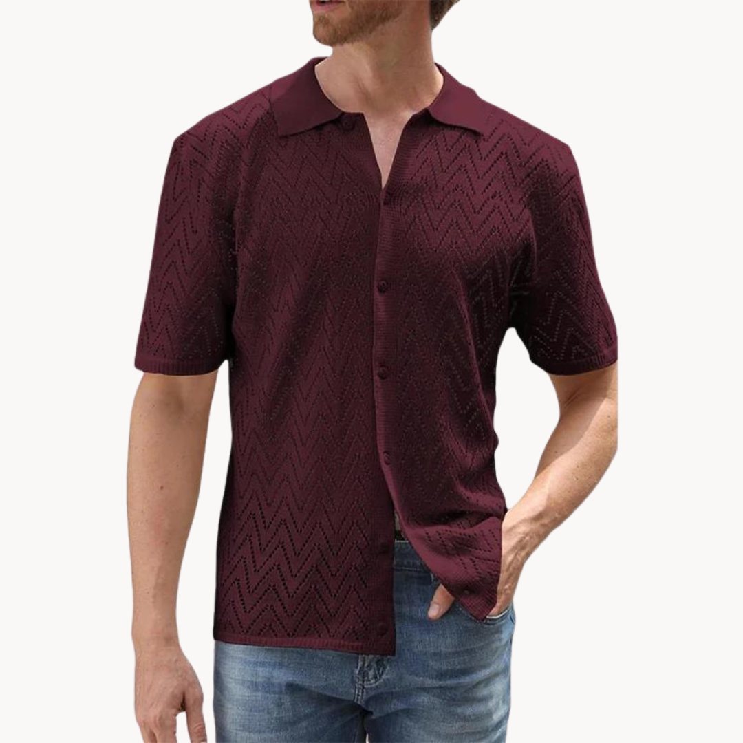 Comfortable Cotton Blend Casual Button Shirt