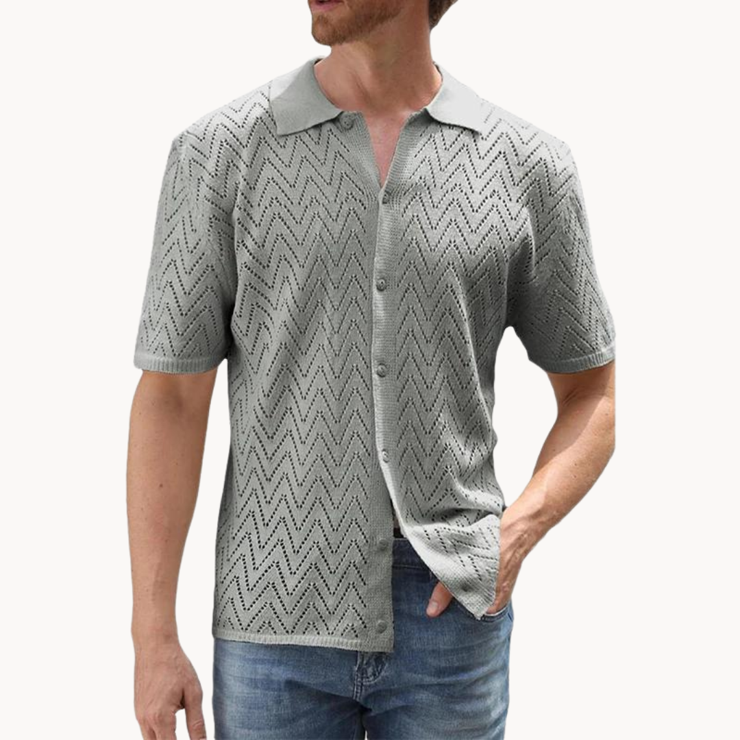 Comfortable Cotton Blend Casual Button Shirt