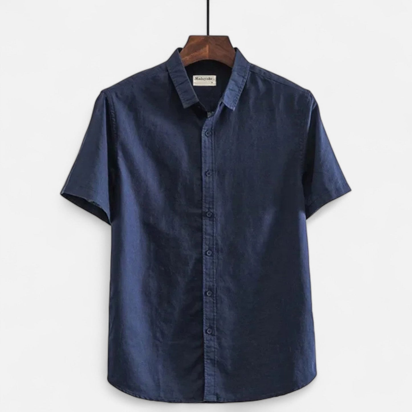 Soft Casual Button Down Ventilated Shirt - OutfitLondon
