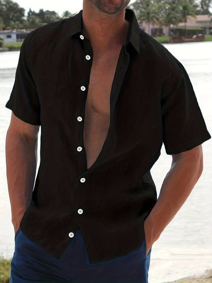 Breathable Casual Short Sleeve Shirt