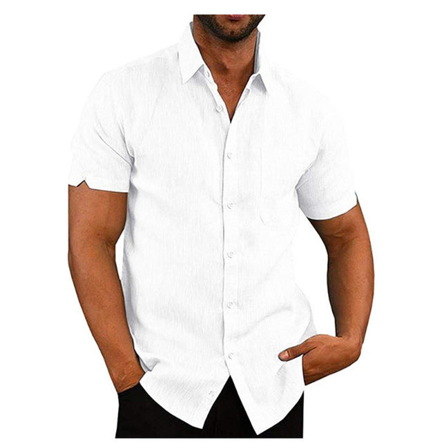 Breathable Casual Short Sleeve Shirt - OutfitLondon