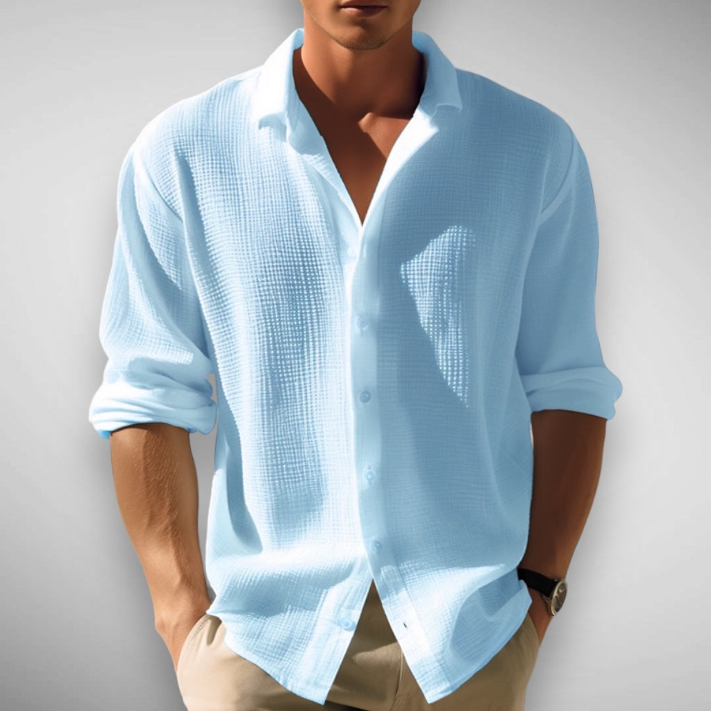 Soft Breathable Polyester Casual Shirt