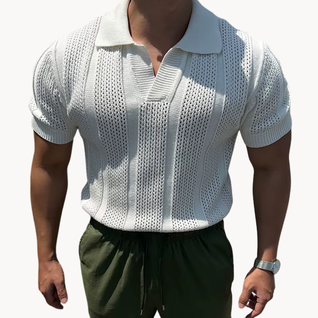 Lightweight Ventilated Mesh Casual Shirt