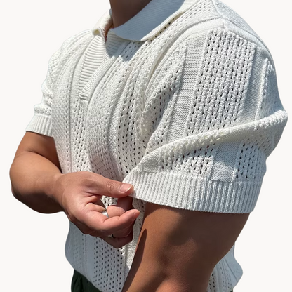 Lightweight Ventilated Mesh Casual Shirt