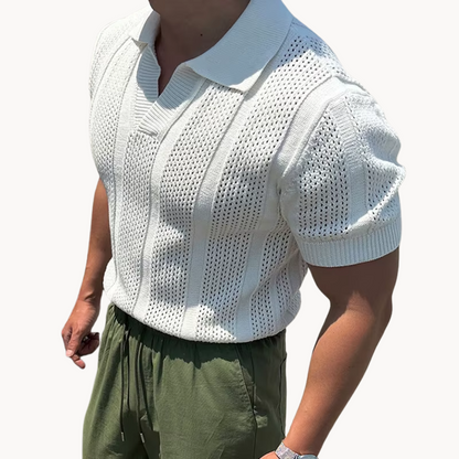 Lightweight Ventilated Mesh Casual Shirt