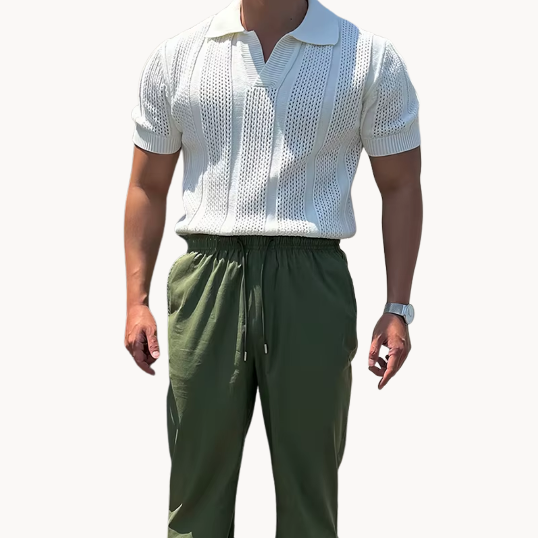 Lightweight Ventilated Mesh Casual Shirt