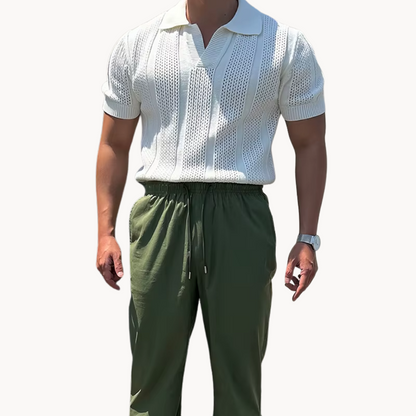 Lightweight Ventilated Mesh Casual Shirt