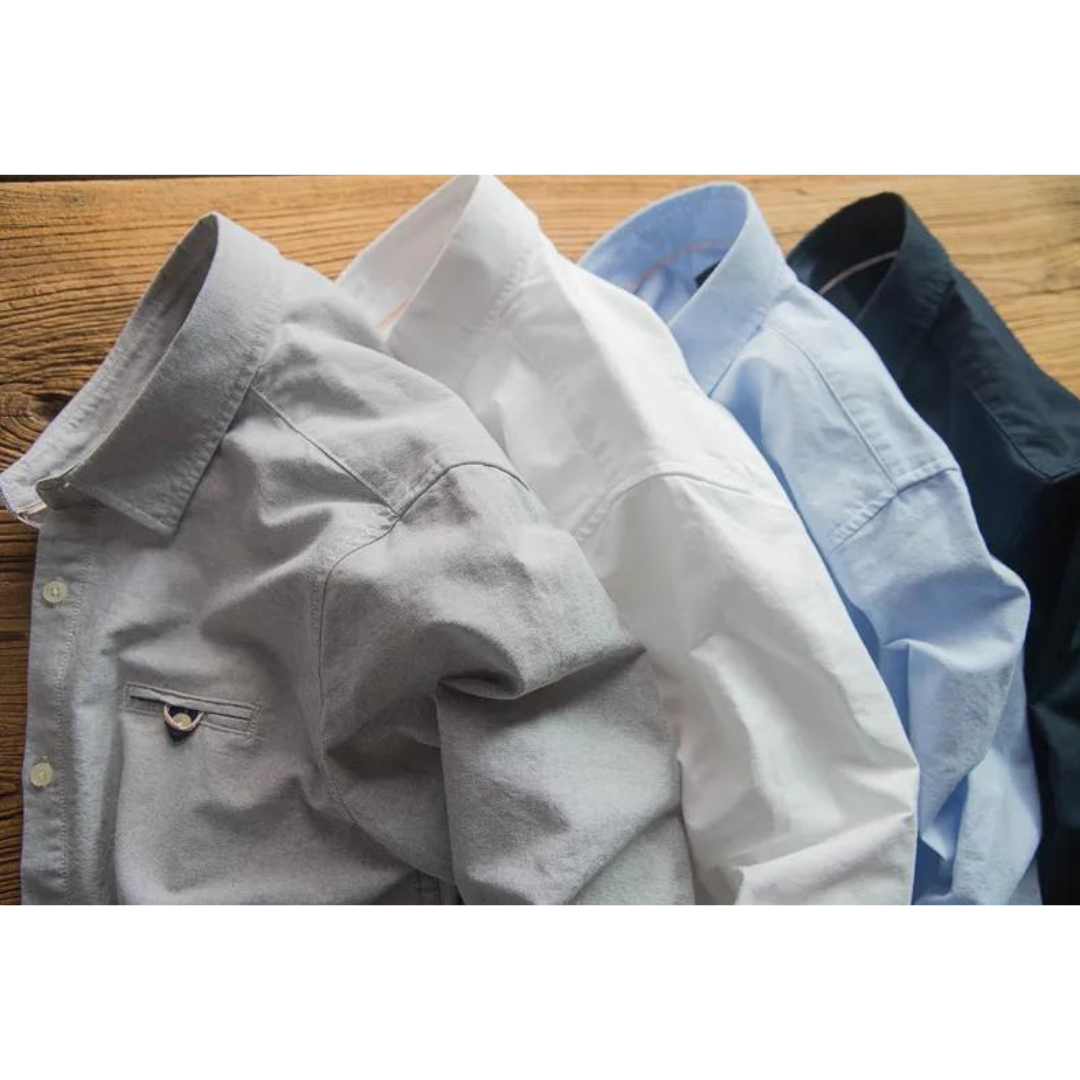 Casual Soft Blend Shirt with Patch Detail