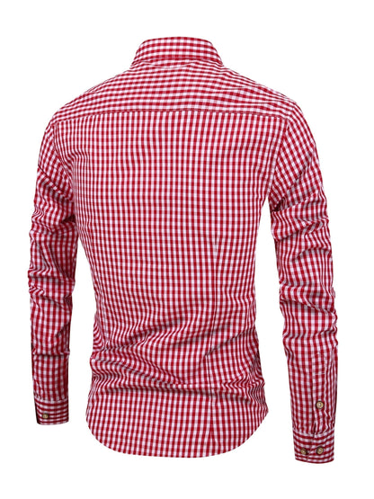 Comfortable Plaid Flannel Shirt