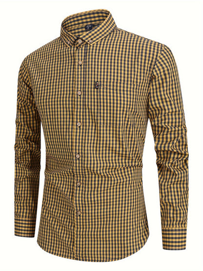 Comfortable Plaid Flannel Shirt