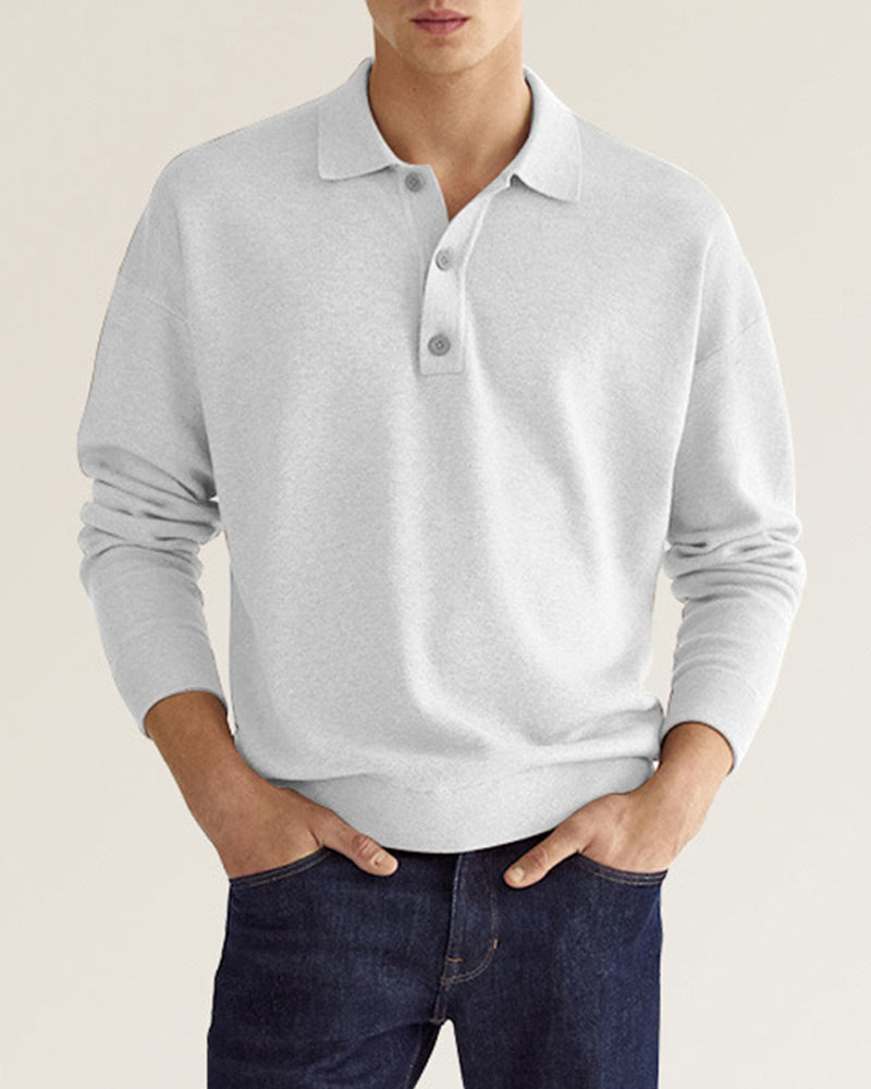 Casual Button Down Layering Shirt - OutfitLondon