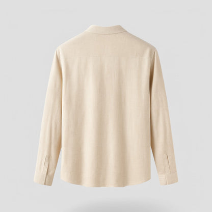 Casual Loose Fit Cotton Blend Shirt