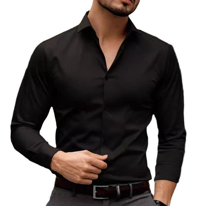 Slim Fit Polo Shirt with Stretchy Collar