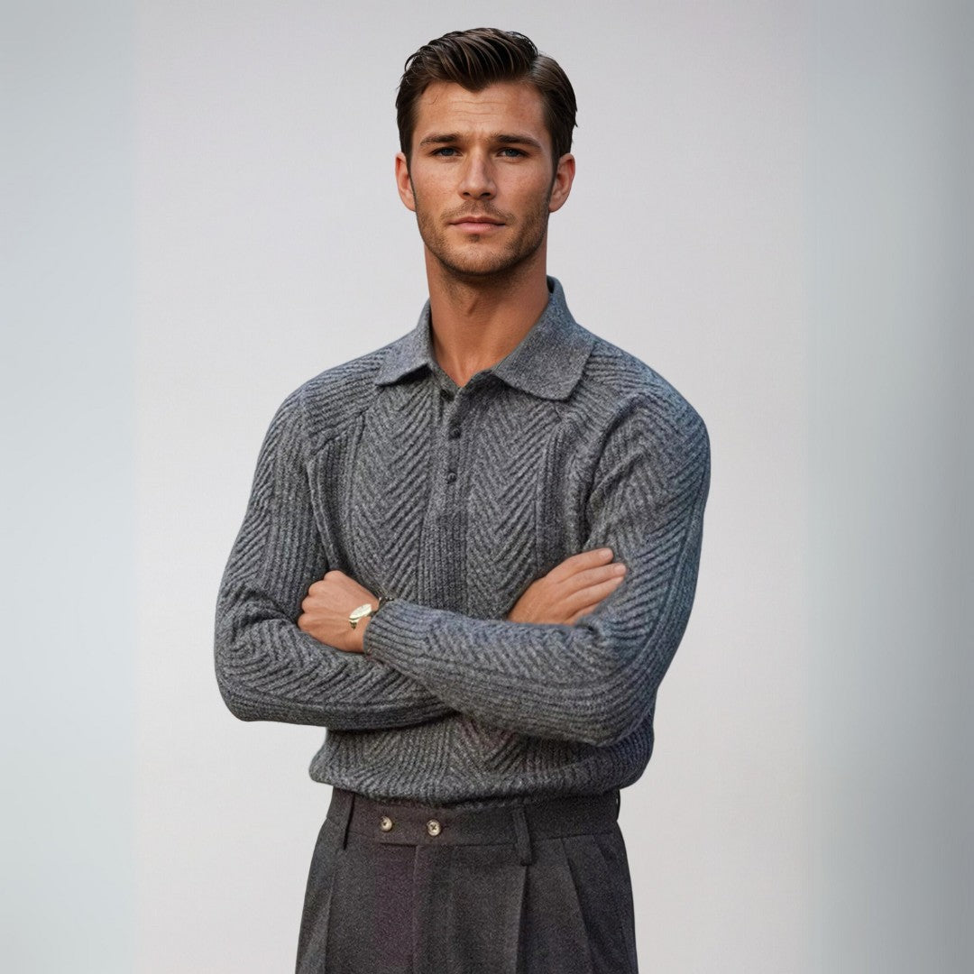 Soft Thermal Blend Crew Neck Casual Shirt