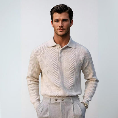 Soft Thermal Blend Crew Neck Casual Shirt