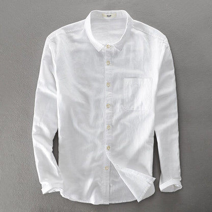Breathable Cotton Casual Button Down Shirt