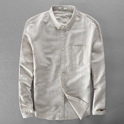 Breathable Cotton Casual Button Down Shirt