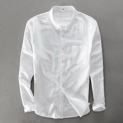 Breathable Cotton Casual Button Down Shirt